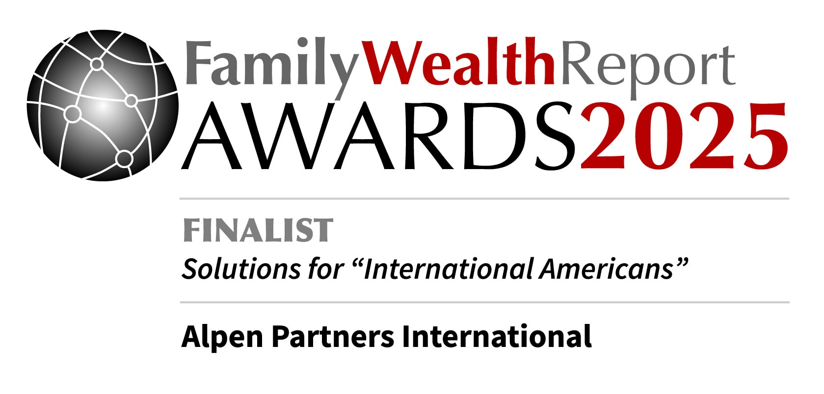 API FWR Awards 2025 Finalist logo