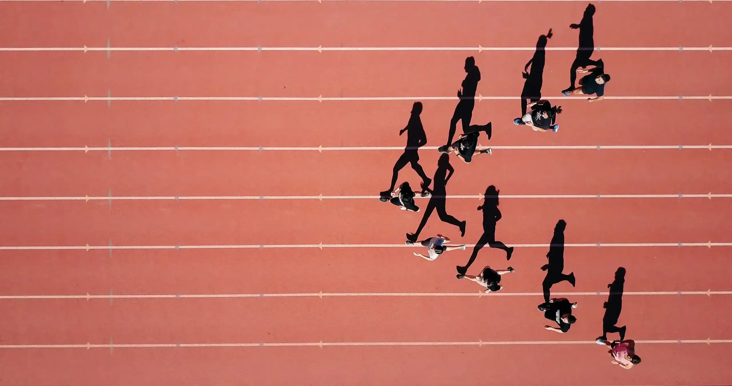 running athletes